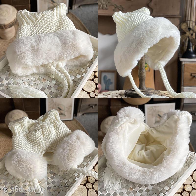 Siêu rẻ Mũ len tai mèo dễ thương cho nữ