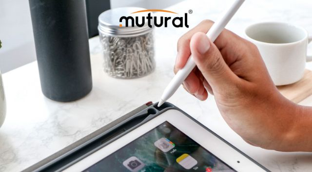 Bao da Ipad Mini 4 và Mini 5 Mutural chính hãng có khay để bút | BigBuy360 - bigbuy360.vn