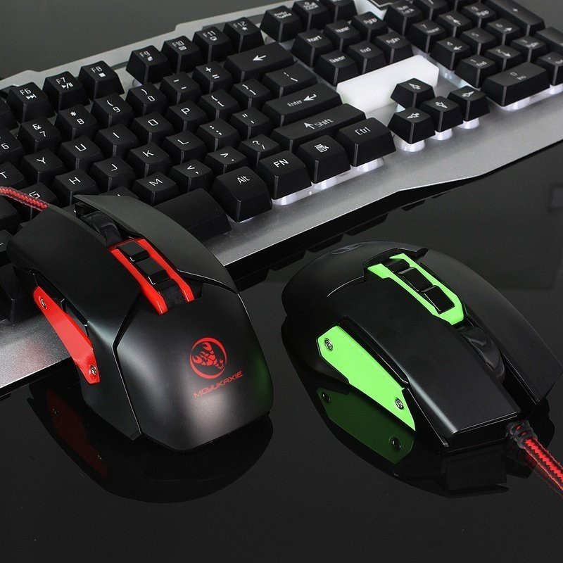 Chuột chơi game Moyukaxie S400 - Chuột gaming 9 nút tiện lợi