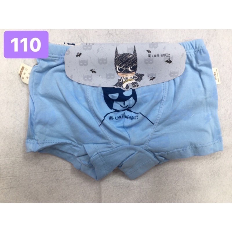 2 Quần lót bé trai cotton in hình.