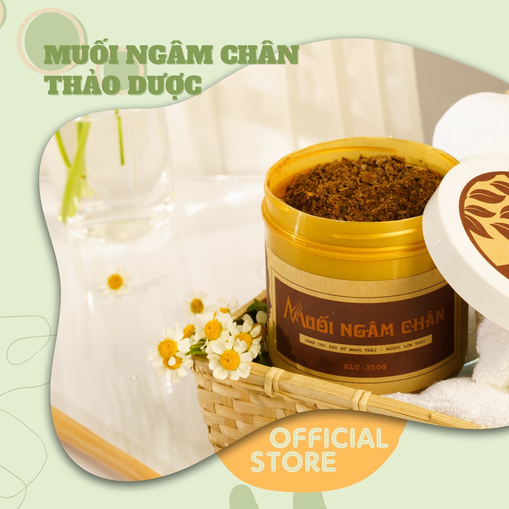 Muối ngâm chân thảo mộc giảm đau nhức, thư giãn cơ thể Wonmom 350g