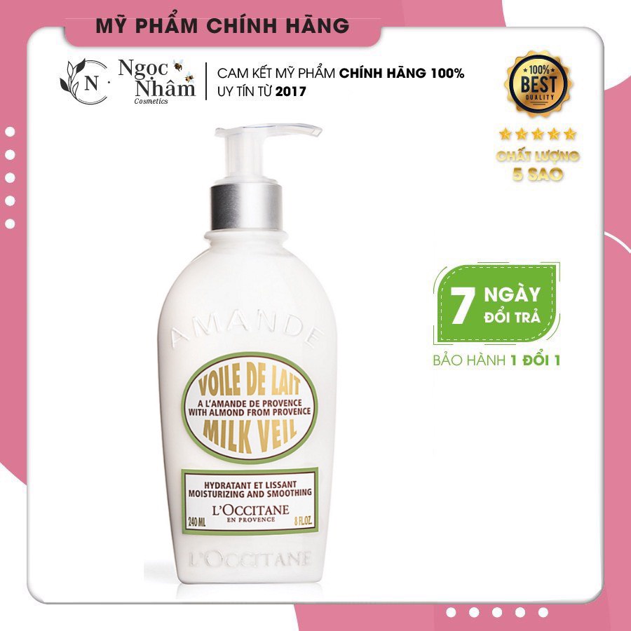 Sữa dưỡng thể Loccitane Almond Milk Veil | BigBuy360 - bigbuy360.vn