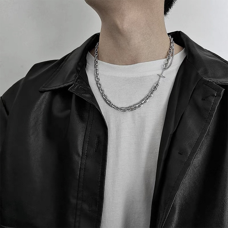 Vòng Cổ Nam Bạc Unisex Ngầu Basic dây chuyền cao cấp Enchanted Chain Lucifer Store Vòng Titan không gỉ-Vòng cổ Enchanted