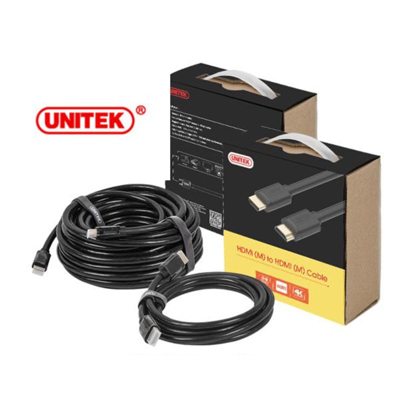 [Mã ELMS05 giảm 5% đơn 300k]Dây cáp HDMI UNITEK Ultra 4K 10M - 15M - 20M (Full Box)