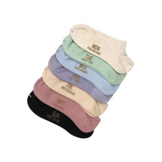 Set 7 đôi vớ tuần ngắn cổ