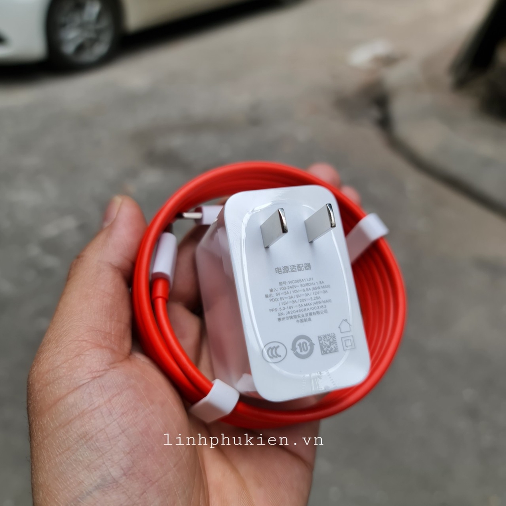 Bộ sạc nhanh Warp Charge 65W OnePlus chính hãng