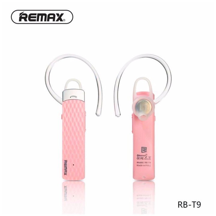 Tai nghe Bluetooth Remax RB-T9 HD Voice V4.1 (Đen) + Tặng 1 cốc sạc - Hãng phân phối chính thức