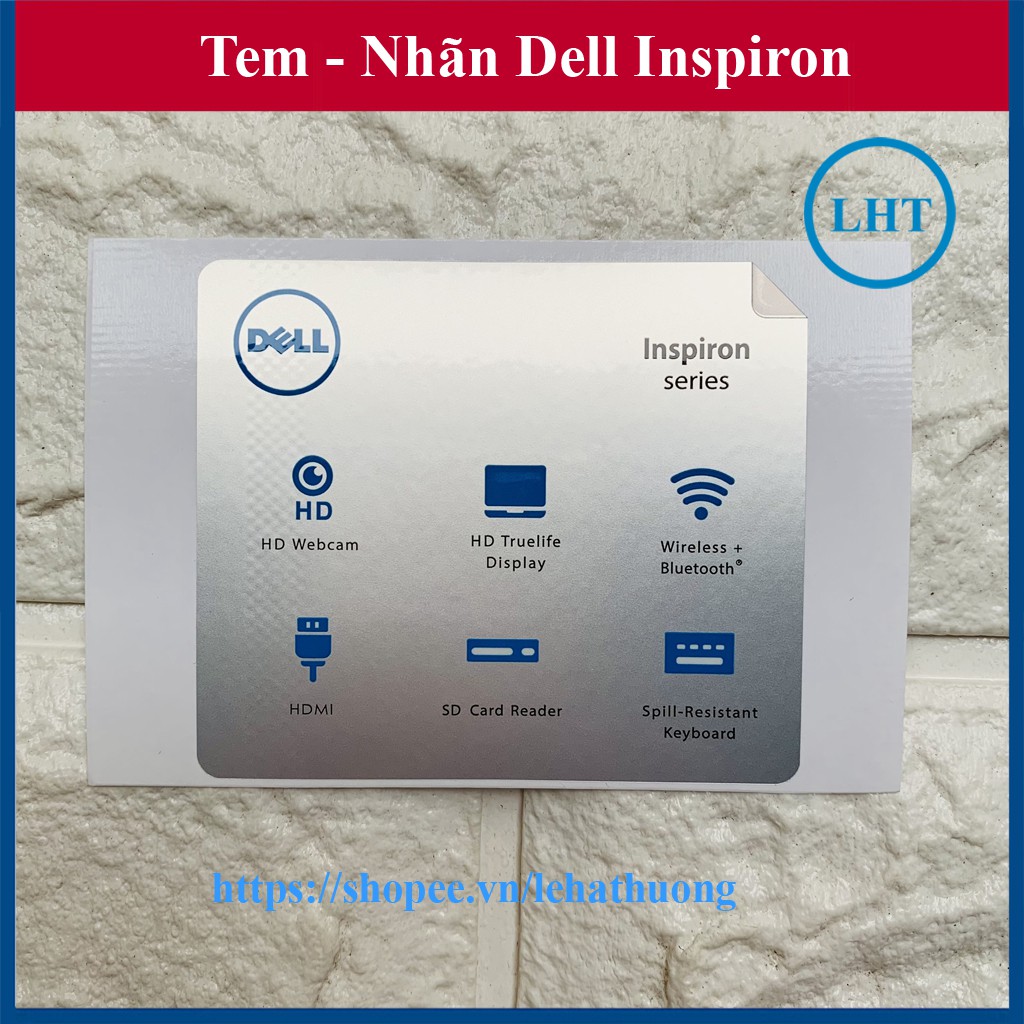 Thay Nhãn Dán Dell Inspiron - Trang Trí Laptop Dell Inspiron