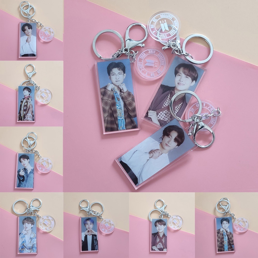 Móc Khóa Acrylic In Hình Thành Viên Nhóm Nhạc Bts 5 Muster Magic Shop Jungkook V Jimin Mới