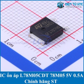 Ic ổn áp l78m05cdt 78m05 5v 0.5a to-252 chính hãng st