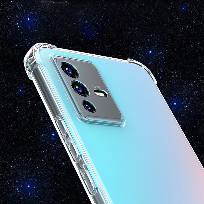 Ốp Điện Thoại TPU Mềm Trong Suốt Chống Sốc Cho Vivo V23 Pro V23E V21 V21E V20 Y21 Y21S Y33S Y53S Y51A