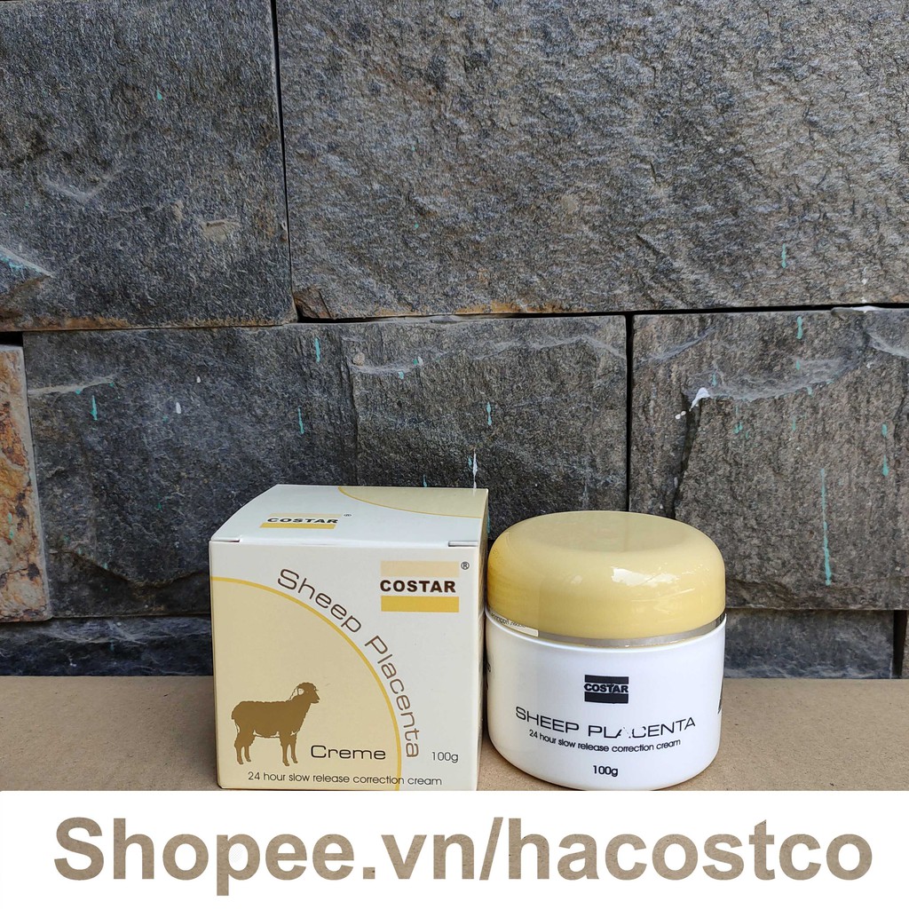 Kem Dưỡng Nhau Thai Cừu Sheep Placenta Creme Costar Úc 100g