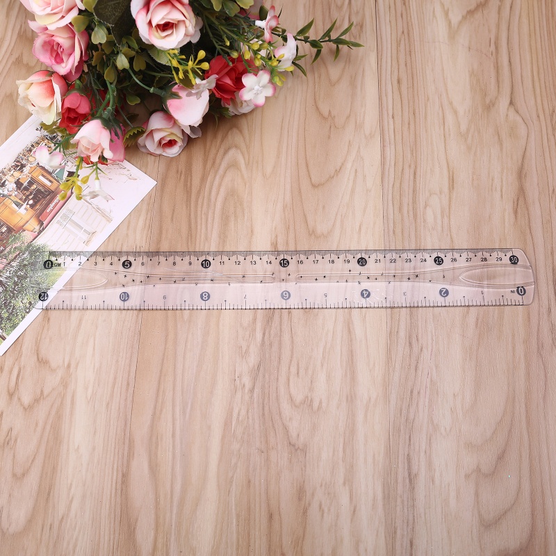 Thước Đo Lường Trong Suốt Hai Lớp Chuyên Dụng Dài 30cm