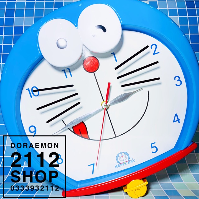 Đồng hồ treo tường 30cm Doraemon