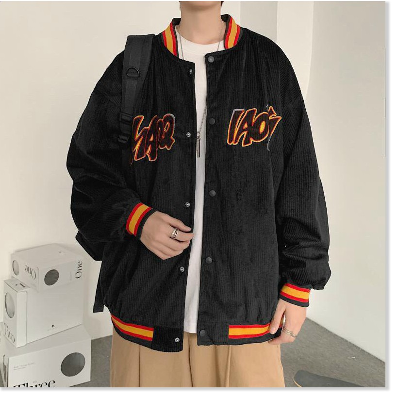 ÁO KHOÁC NHUNG BOMBER UNISEX NAM NỮ THỜI TRANG KOKO MI