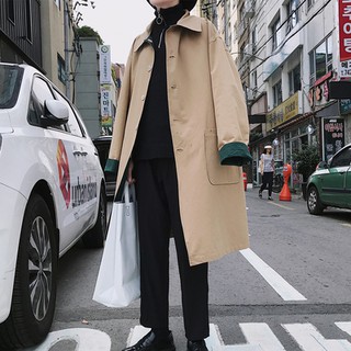 [ORDER] Áo khoác mangto  dài kaki nam