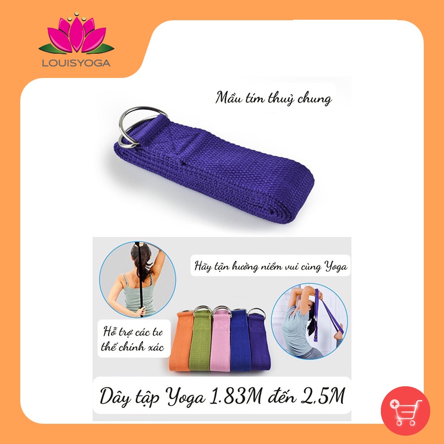 Dây tập thể hình 1.8mx3,8cm - Dây Yoga