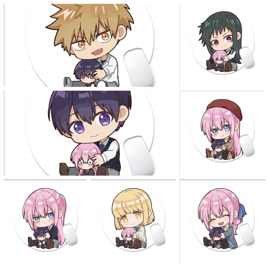 ( TRÒN ) Miếng di chuột IN HÌNH Shikimori-san Bạn gái tôi không chỉ dễ thương miếng kê lót chuột dễ thương anime chibi