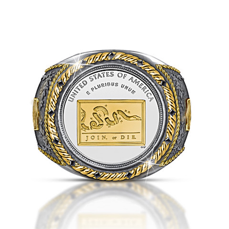 Nhẫn Nam Khắc Chữ &quot;give Me Liberty&quot; Phong Cách Hip Hop