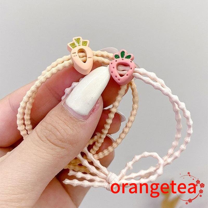 Dây Cột Tóc Co Giãn Hình Trái Cây Dễ Thương