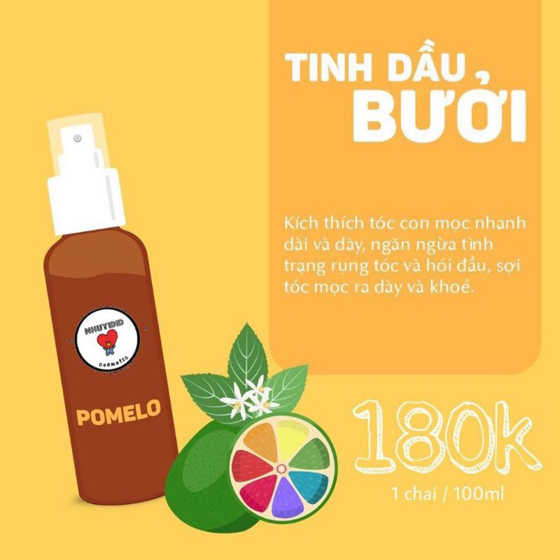 POMELO Hair Mist - Tình Bưởi Kích Mọc Tóc