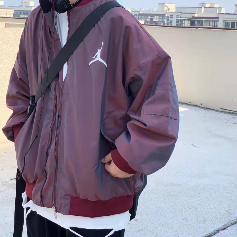 Nike Áo Khoác Bóng Chày 100% air jordan Thời Trang Nam Nữ