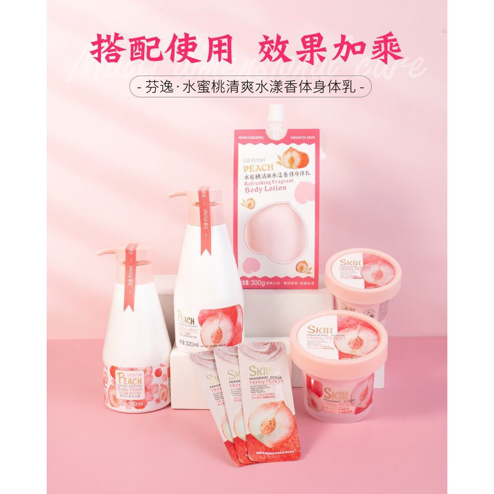 [HOT] ✨LOTION DƯỠNG BODY HƯƠNG SỮA ĐÀO TƯƠI THƠM MÁT MỀM MỊN DA✨