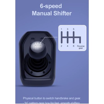 Cần số sàn USB 7 cấp PXN A6 Shifter dành cho mọi vô lăng PC