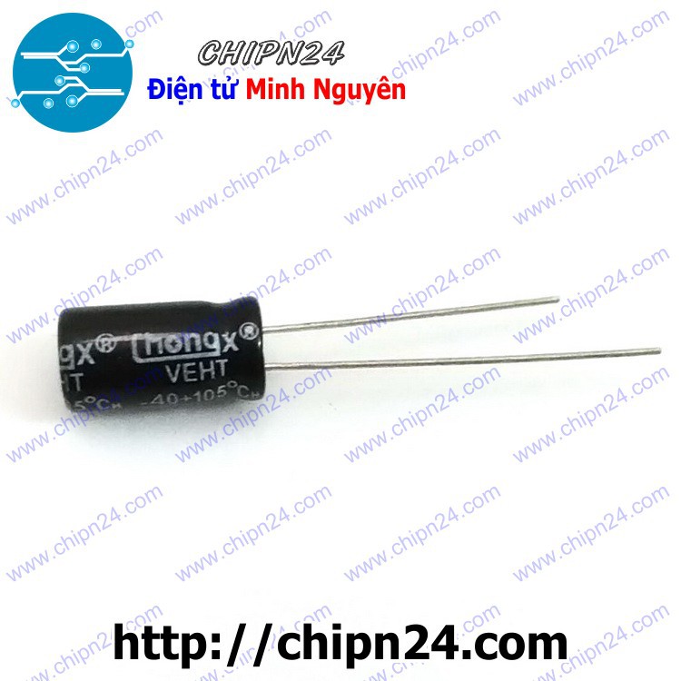 [10 CON] (G44.7) Tụ hóa 22uF 100V (6x11mm)