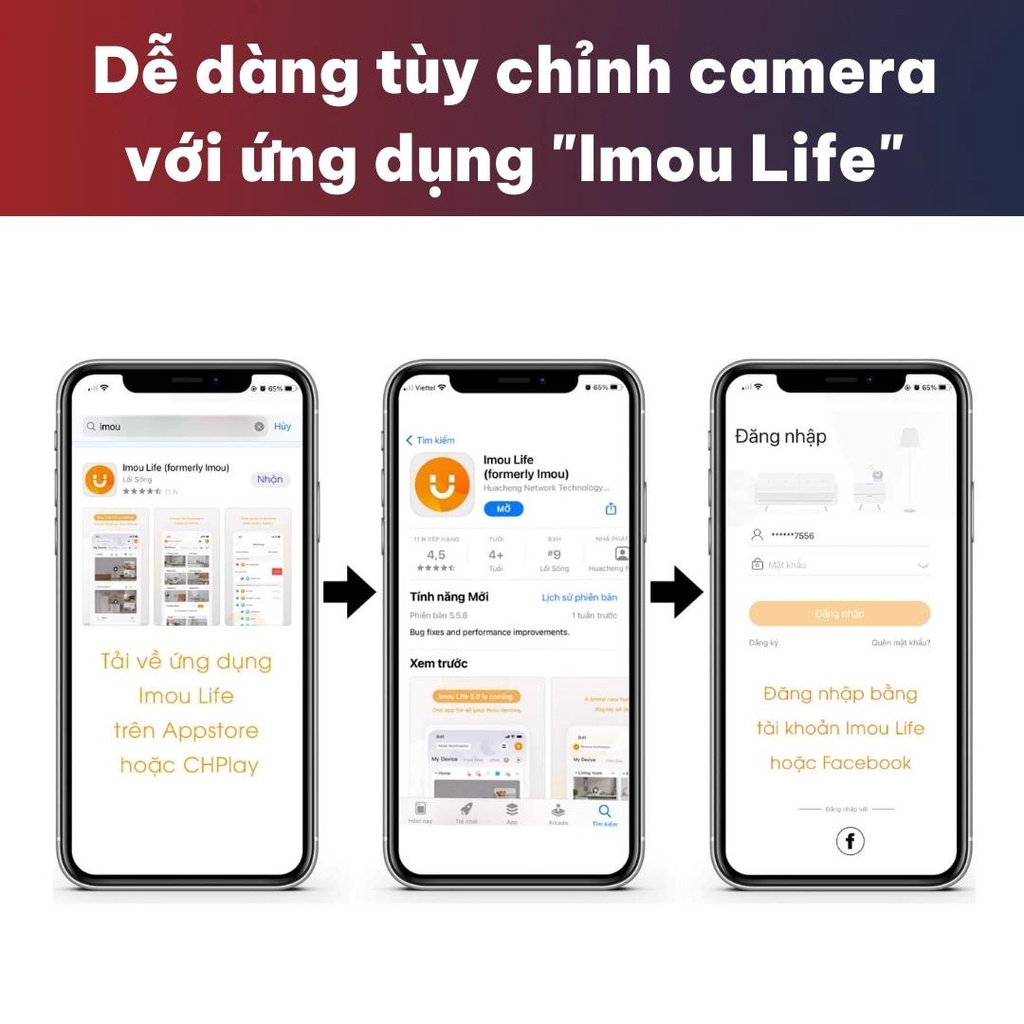 Camera imou IPC F22FP, Camera Wifi ngoài trời Full HD 1080p - 2.0Mp Dahua