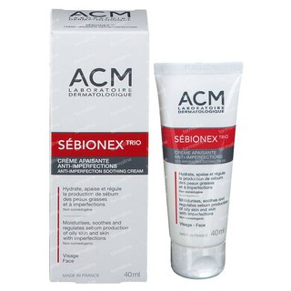 ACM Kem dưỡng ẩm, giảm mụn, mờ vết thâm Sebionex Trio Anti-Imperfection Soothing Cream 40ml