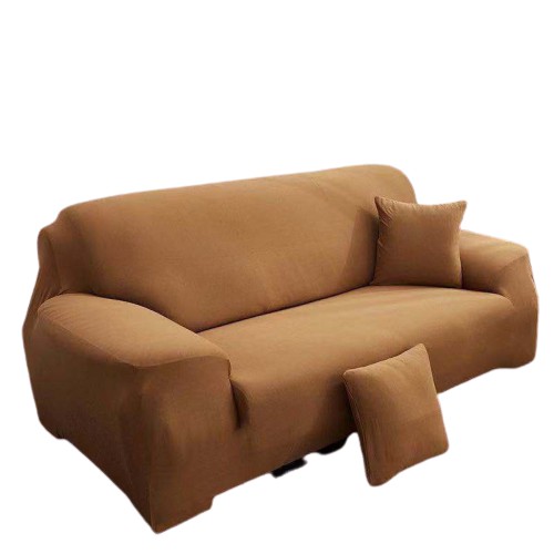 Vỏ Bọc Ghế Sofa 2 Chỗ Hình Chữ L Màu Trơn