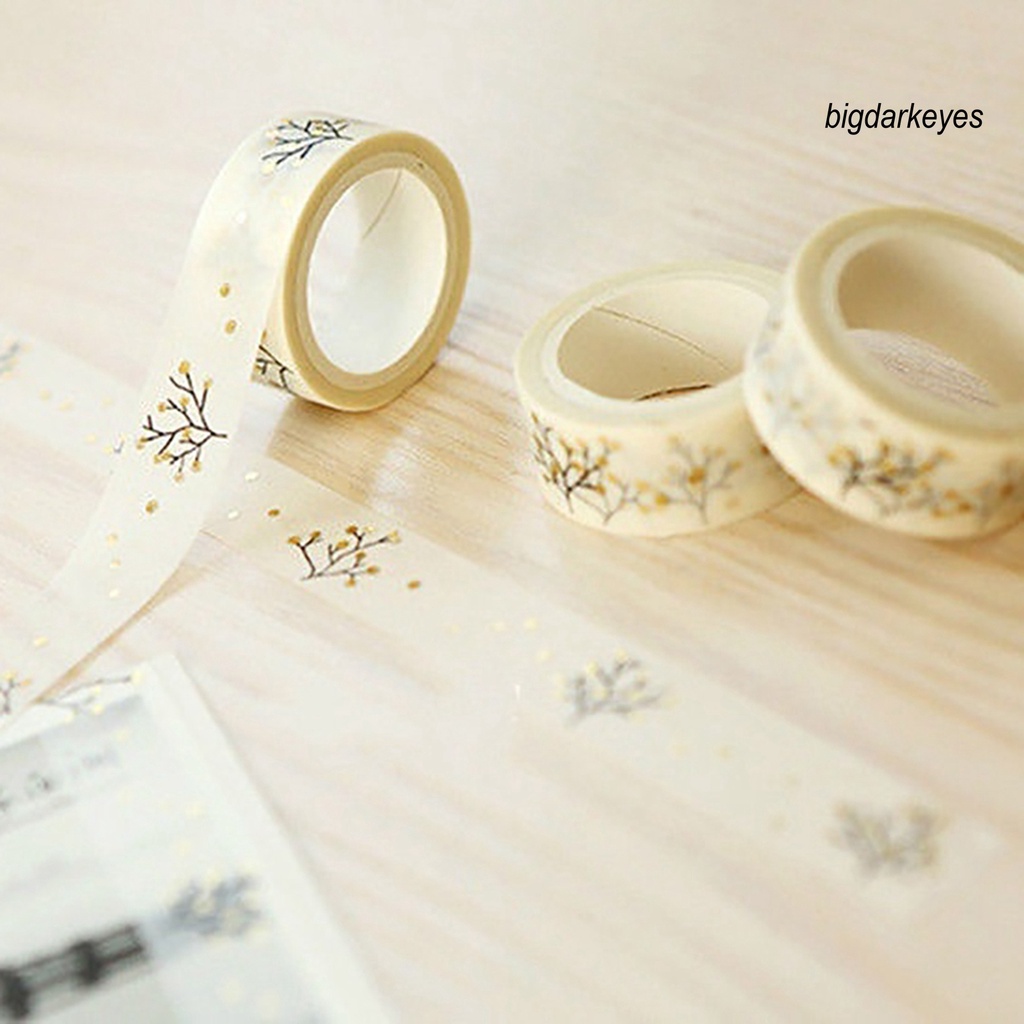 Set 2 Cuộn Băng Dính Washi Hình Cây Ước Nguyện Trang Trí DIY