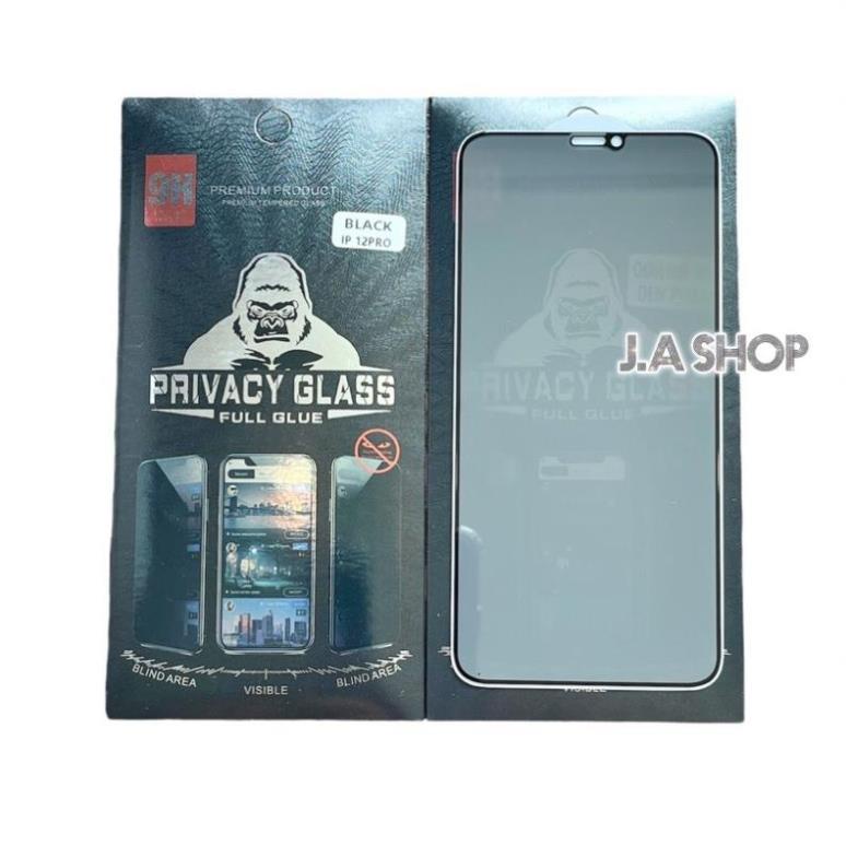 Kính cường lực Chống Nhìn Trộm Full Màn Hình cho X, XS MAX, 11, 11PRO, 11PRO MAX, 12, 12PROMAX, 13, 13PRO, 13PRO MAX
