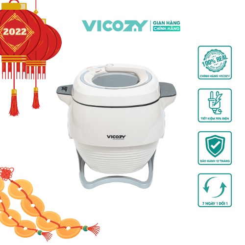 [Mã ELHADEV giảm 4% đơn 300K] Nồi cao tần vũ trụ, Robot nấu ăn tự động thông minh VICOZY Cooking Robot dung tích 6L