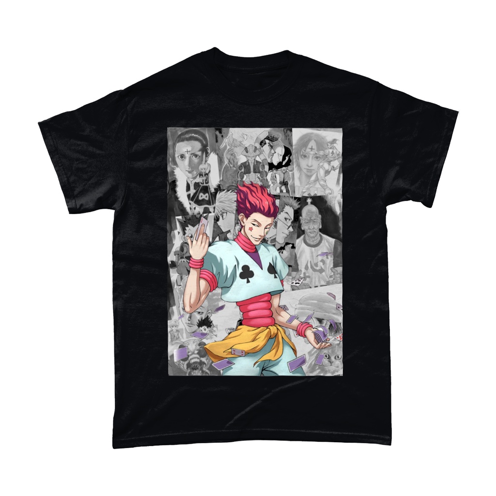 Đồ họa Tee in họa tiết ngộ nghĩnh Hisoka Hunter X Hunter Manga Strip Hxh Áo thun