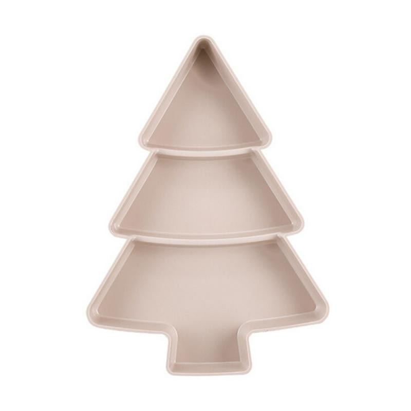 Khay nhựa đựng bánh kẹo hình cây thông noel sáng tạo