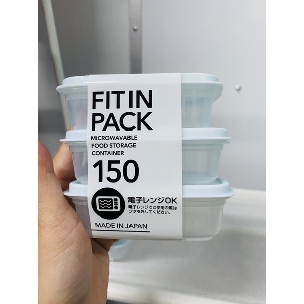 Set hộp trữ nhựa NẮP DẺO FitinPack hàng Nhật