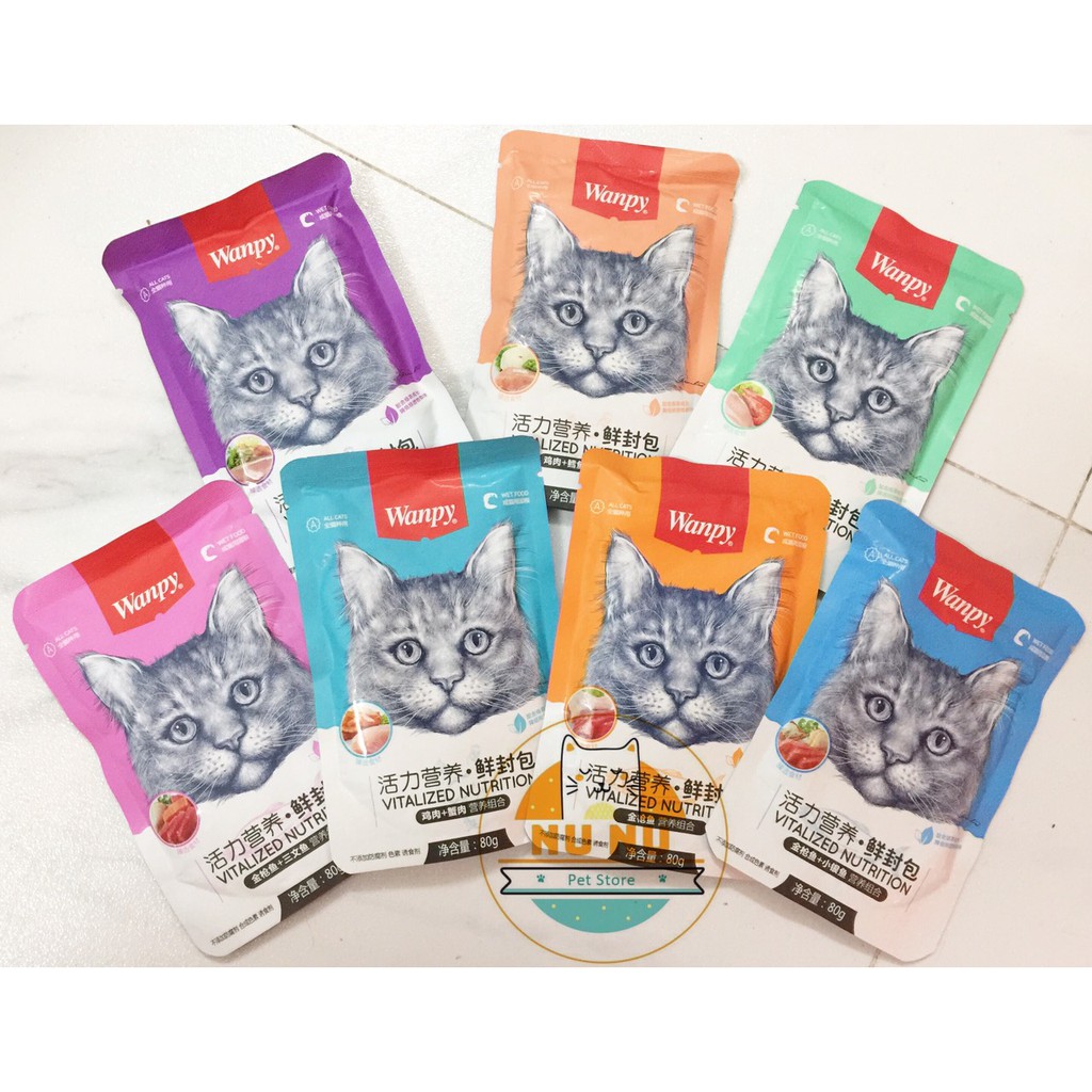 Pate cho mèo Wanpy - 80g