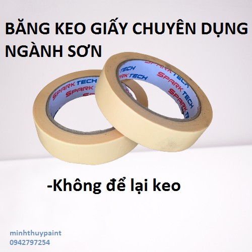 Băng keo giấy chuyên dụng ngành sơn xe ô tô xe máy