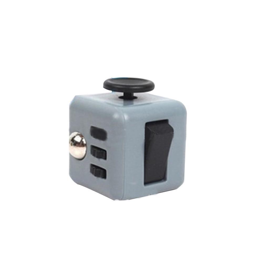 Đồ Chơi Fidget Cube Giảm Căng Thẳng I1F7 Màu Xám Và Đen