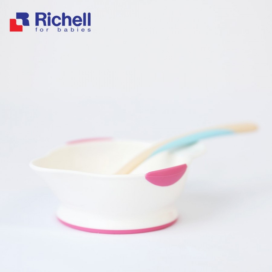 Bộ bát và thìa ăn dặm Richell RC21061