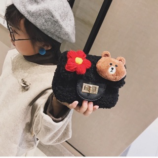 Túi đeo chéo, đựng tiền lì xì cho bé, mẫu gấu siêu cute