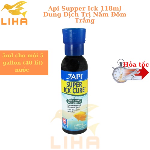 Api Supper Ick 118ml - Dung Dịch Trị Nấm Đốm Trắng