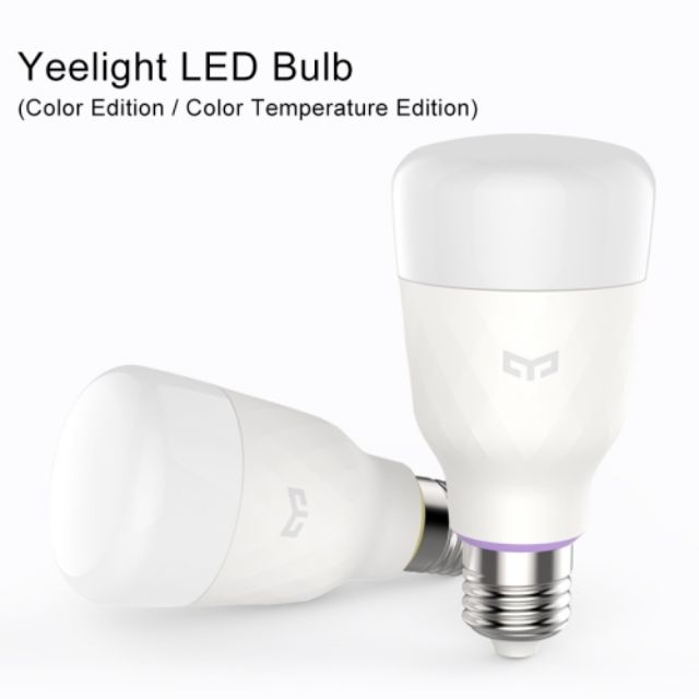 [Hỏa Tốc HN] Đèn thông minh Yeelight Bulb 1S, W3, 16 triệu màu điều khiển qua App, hỗ trợ Google, Alexa