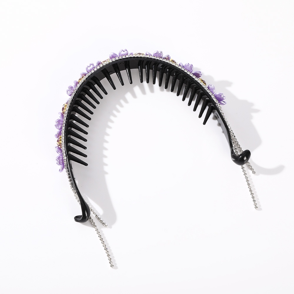 Kẹp Tóc Hình Hoa Đính Đá Thời Trang Hàn Quốc Cho Nữ