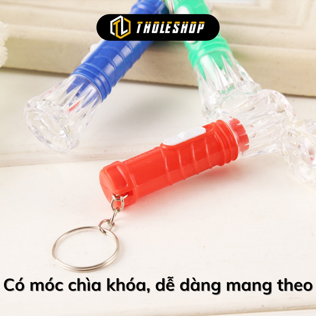 Đèn Pin Mini - Móc Chìa Khóa Kiểu Dáng Đèn Pin Đáng Yêu, Thích Hợp Đi Dã Ngoại 10411