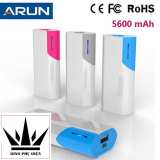 [KING10 GIẢM 10K] Pin Sạc Dự Phòng ARUN 5600 mAh chính hãng LOẠI 1