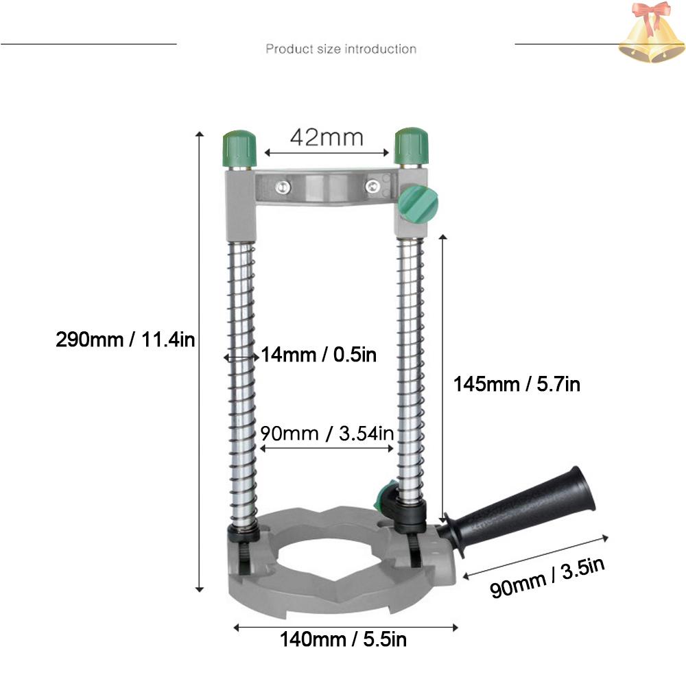 Giá Đỡ Mũi Khoan Điện Bằng Thép Có Thể Điều Chỉnh Góc Tiện Dụng