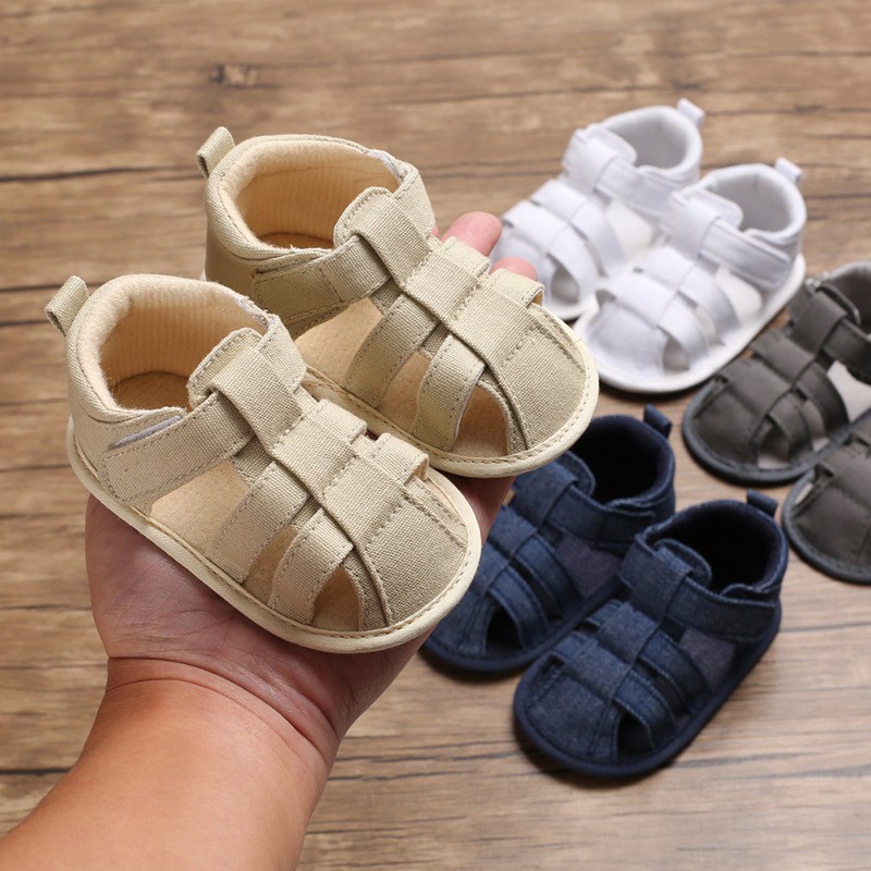 Giày sandals thiết kế sáng tạo thời trang cho bé nam từ 0-18 tháng tuổi